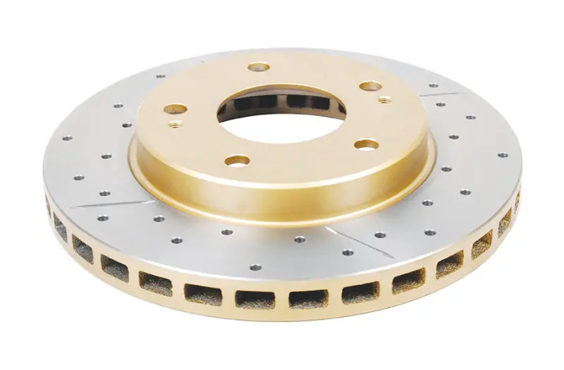 Dba 95-05 Chrysler Sebring Rear Rotor Front Street Series Drilled & Slotted Rotor W/Gold Hat 1