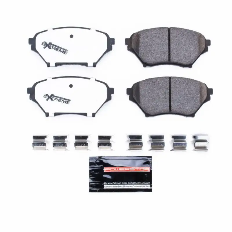 Power Stop 01-05 Mazda Miata Front Z26 Extreme Street Brake Pads W/Hardware 1