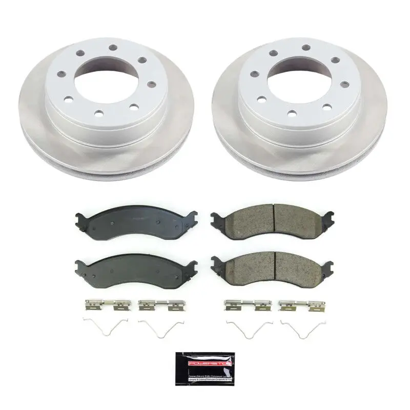 Power Stop 21-22 Gmc Savana 3500 Rear Semi-Coated Rotor Kit 1