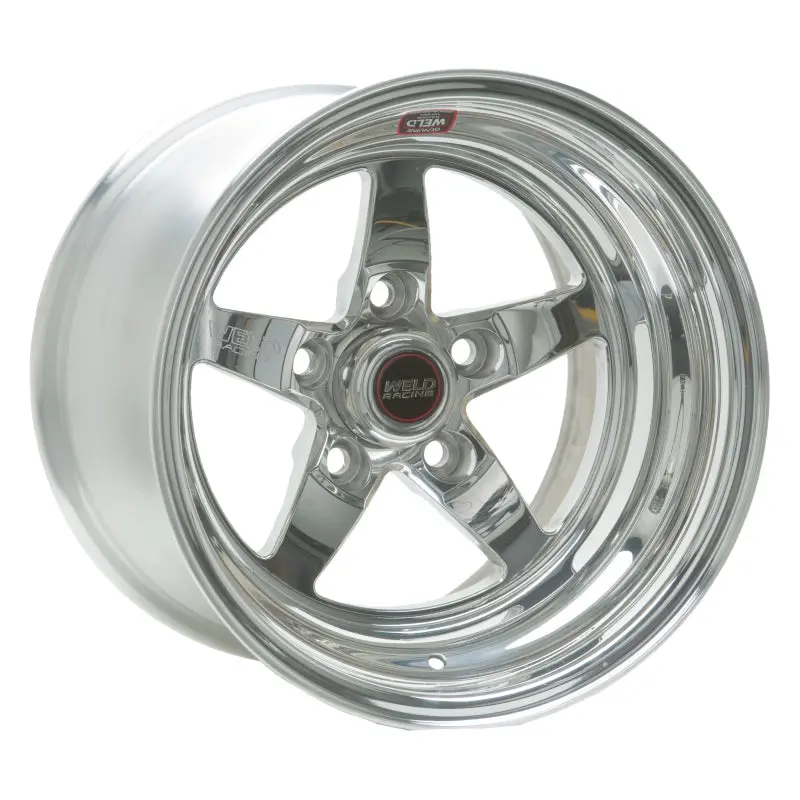Weld S71 Polished 15X3.5-Inch Wheel – 5X5 Bolt Pattern, 1.63-Inch Backspace, Non-Beadlock Design 1
