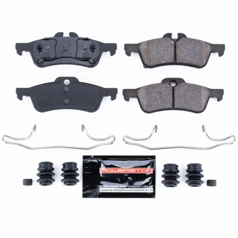 Power Stop 04-08 Mini Cooper Rear Z23 Evolution Sport Brake Pads W/Hardware 1