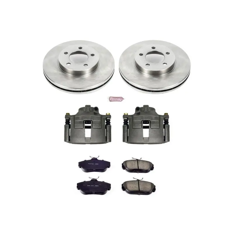 Power Stop 95-98 Ford Windstar Front Autospecialty Brake Kit W/Calipers 1