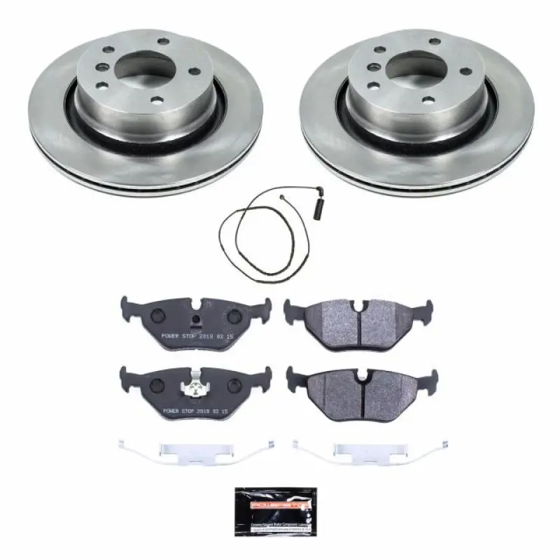 Power Stop 2000 Bmw 323I Rear Track Day Spec Brake Kit 1