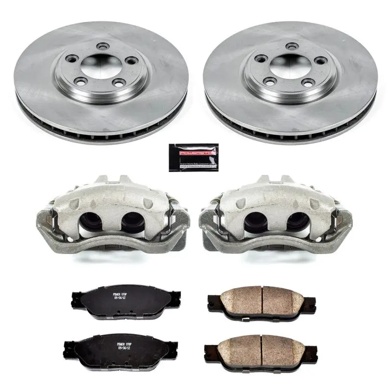 Power Stop 03-04 Jaguar S-Type Front Autospecialty Brake Kit W/Calipers 1