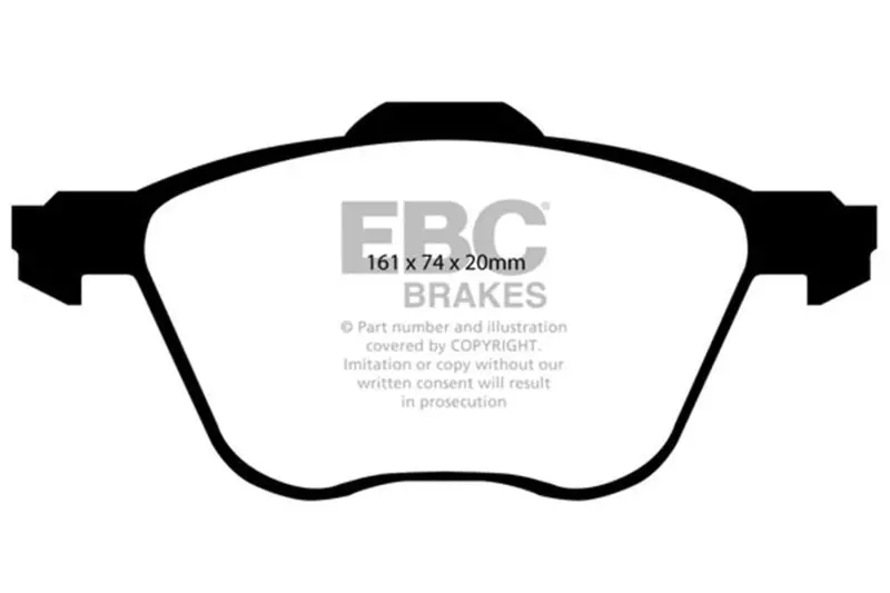 Ebc 01 Volkswagen Eurovan 2.8 (313Mm) Ultimax2 Front Brake Pads 1