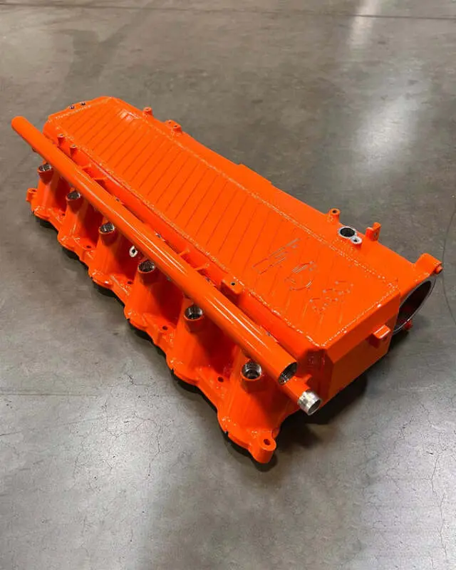 Csf Bmw Gen 1 B58 Charge-Air-Cooler Manifold - Fire Orange 1