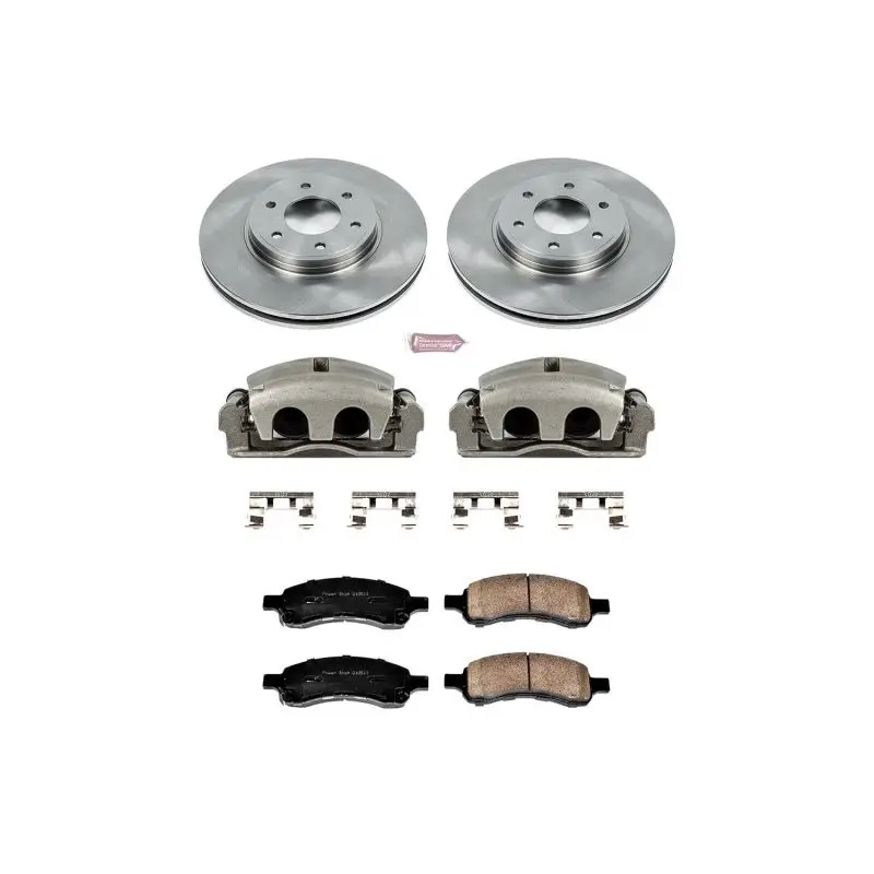 Power Stop 08-09 Saab 9-7X Front Autospecialty Kit W/Cals 1