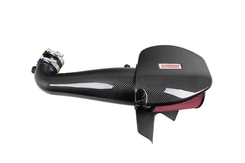 Corsa 11-23 Dodge Challenger/Charger 5.7L V8 Carbon Fiber Open Element Air Intake - Dry 1