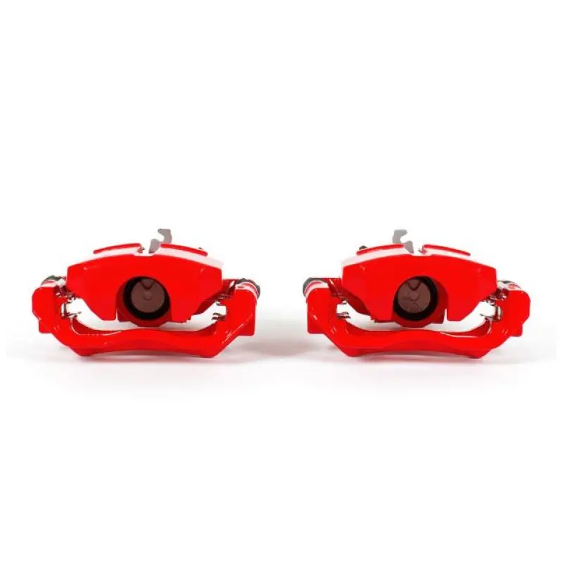Power Stop 13-16 Dodge Dart Rear Red Calipers W/Brackets - Pair 1