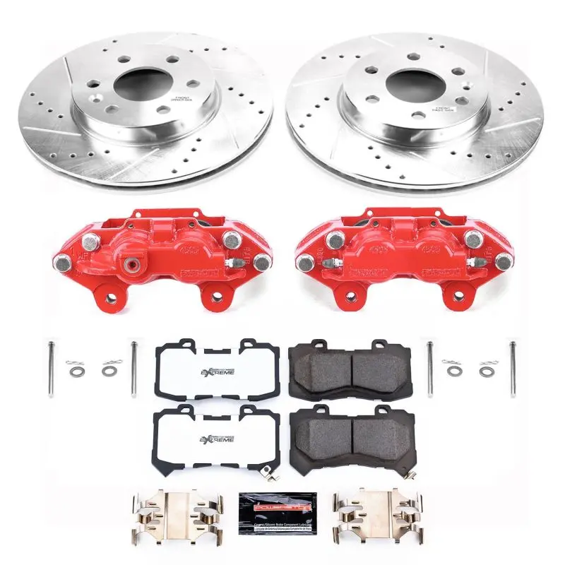 Power Stop 15-20 Gmc Canyon Front Z36 Truck & Tow Kit W/Cals 1
