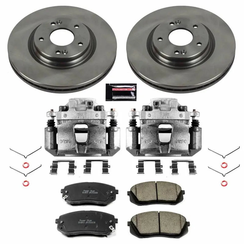 Power Stop 15-16 Hyundai Sonata Front Autospecialty Brake Kit W/Calipers 1