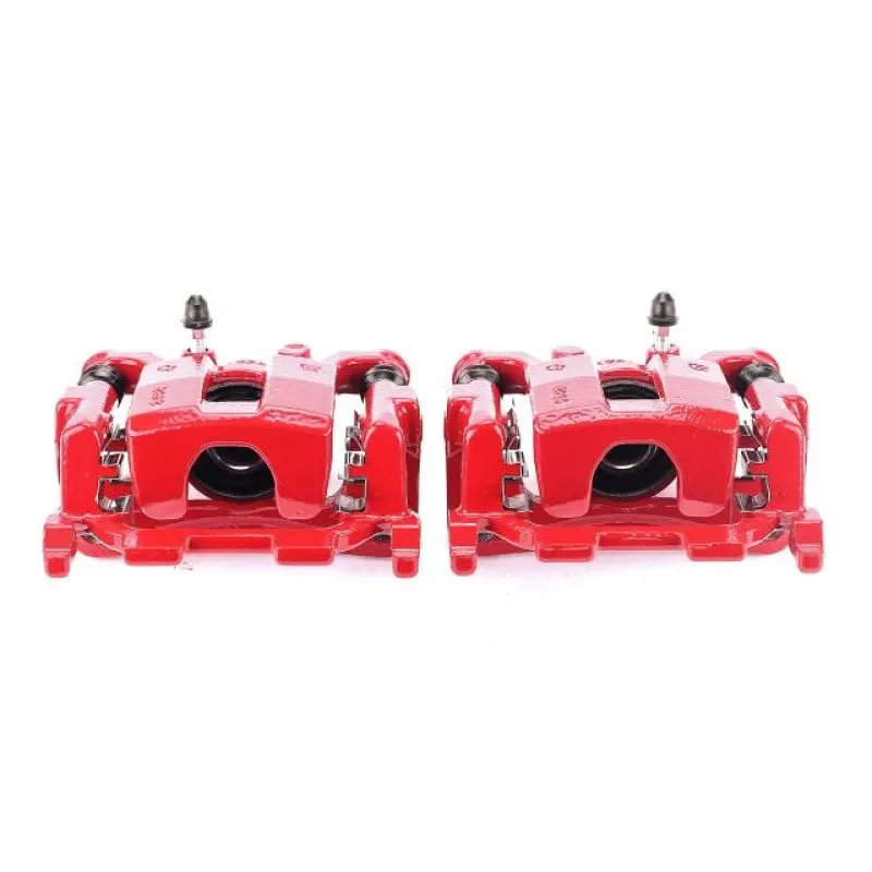 Power Stop 09-14 Nissan Maxima Rear Red Calipers W/Brackets - Pair 1