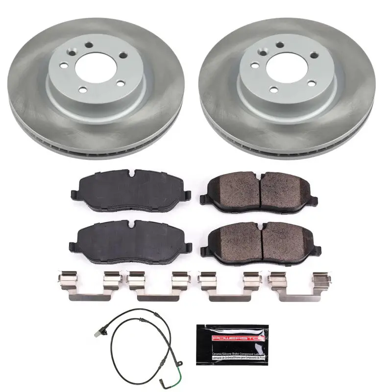 Power Stop 05-09 Land Rover Lr3 Front Semi-Coated Rotor Kit 1