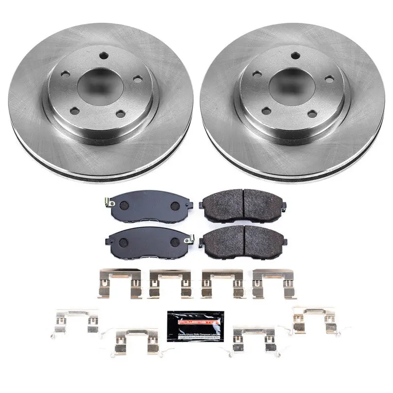 Power Stop 00-01 Infiniti I30 Front Track Day Brake Kit 1
