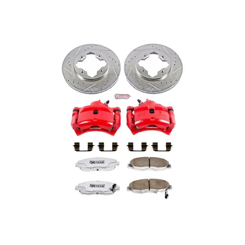 Power Stop 1997 Acura Cl Front Z26 Street Warrior Brake Kit W/Calipers 1