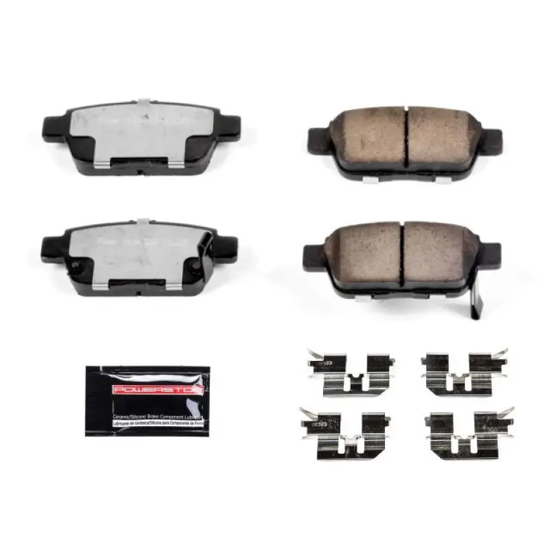 Power Stop 09-14 Acura Tl Rear Z36 Truck & Tow Brake Pads W/Hardware 1