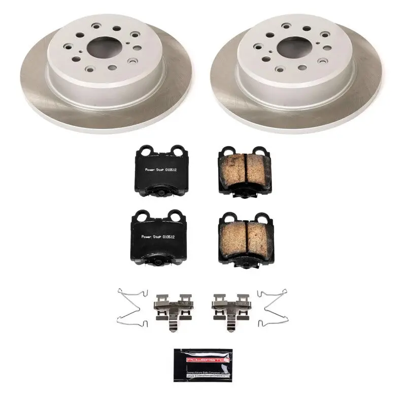 Power Stop 02-10 Lexus Sc430 Rear Semi-Coated Rotor Kit 1