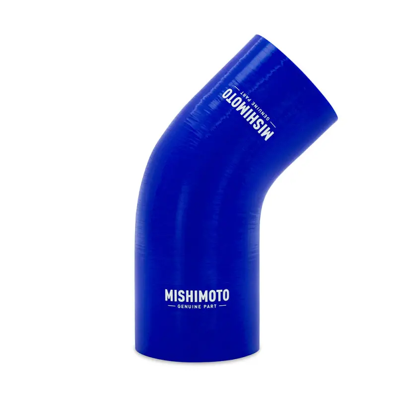 Mishimoto Silicone Reducer Coupler 45 Degree 2.25In To 2.5In - Blue 1