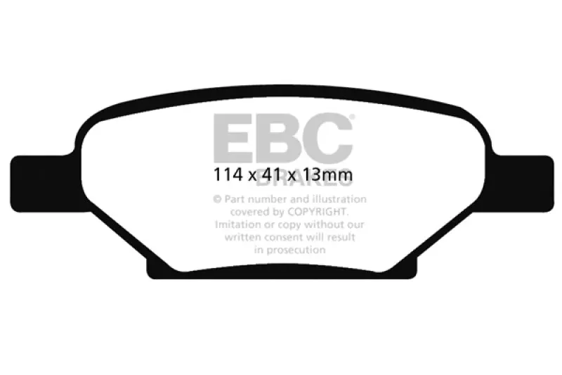 Ebc 04-06 Chevrolet Cobalt 2.0 Supercharged Ultimax2 Rear Brake Pads 1