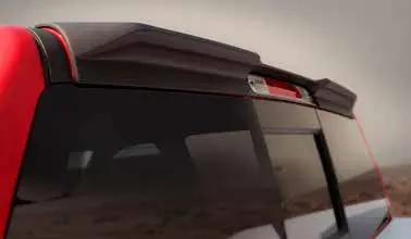 Dodge Ram 1500 Dt 2019+ Air Design Cab Spoiler (With Pano Roof)- Satin Black 1