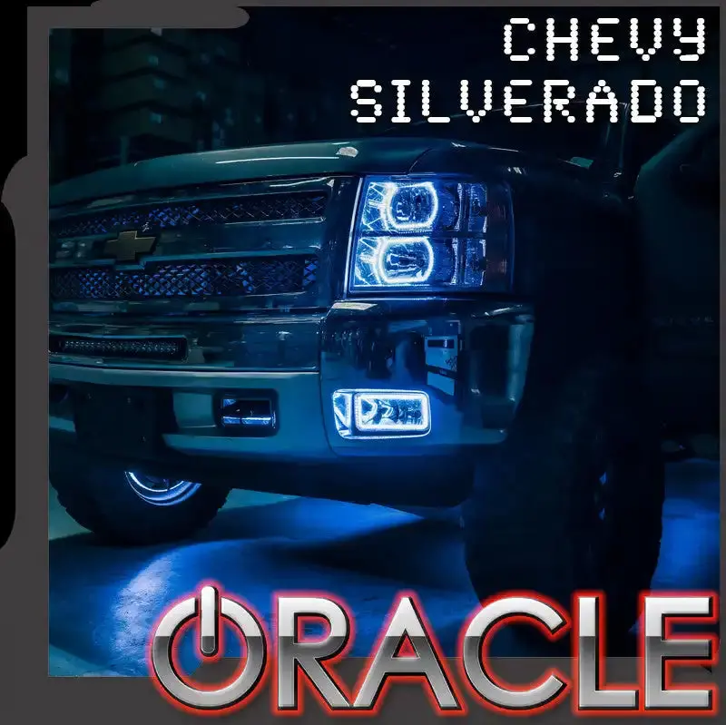 2007-2013 Chevy Silverado Fog Light Halo Kit 1