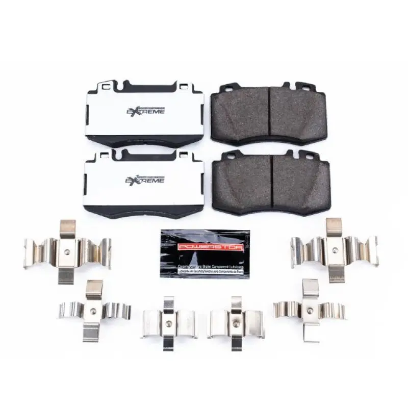 Power Stop 02-04 Mercedes-Benz C32 Amg Front Z26 Extreme Street Brake Pads W/Hardware 1