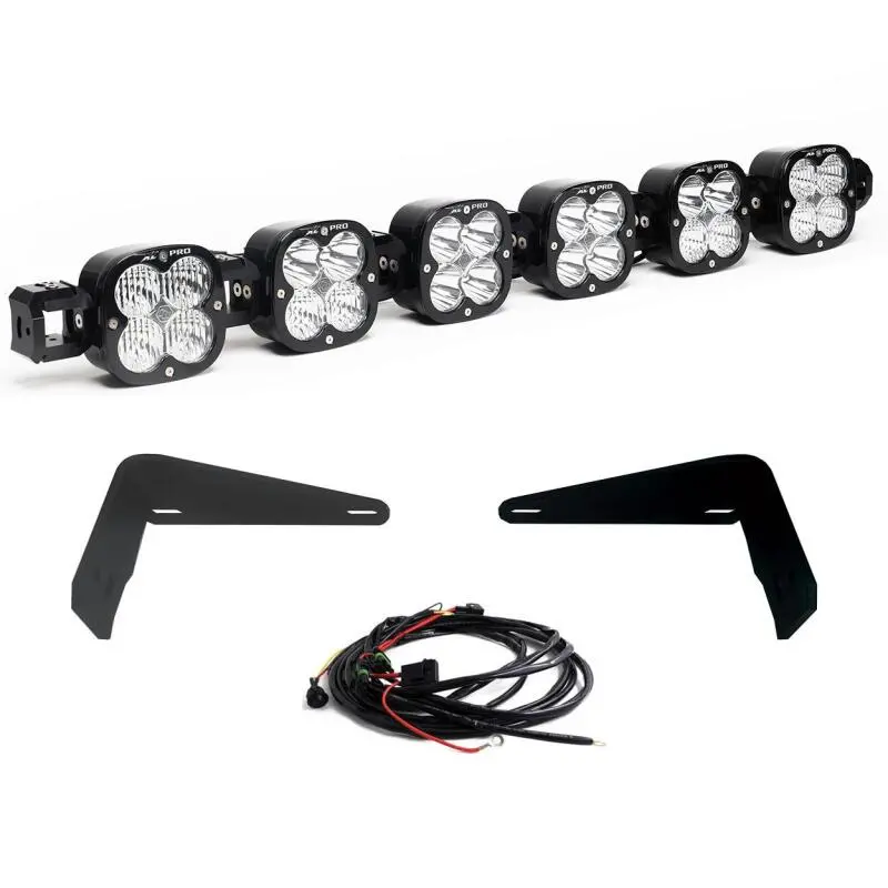 Baja Designs 2021+ Ford Bronco Steel Bumper 6 Xl Pro Linkable Kit 1