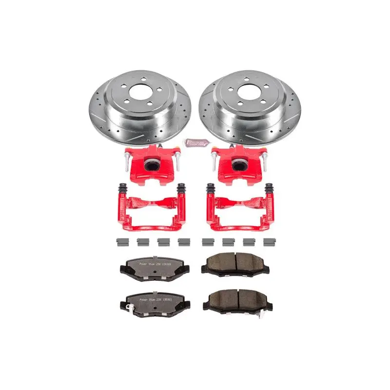Power Stop 07-11 Dodge Nitro Rear Z36 Truck & Tow Brake Kit W/Calipers 1