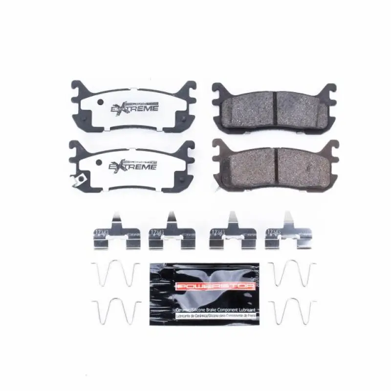 Power Stop 97-03 Ford Escort Rear Z26 Extreme Street Brake Pads W/Hardware 1