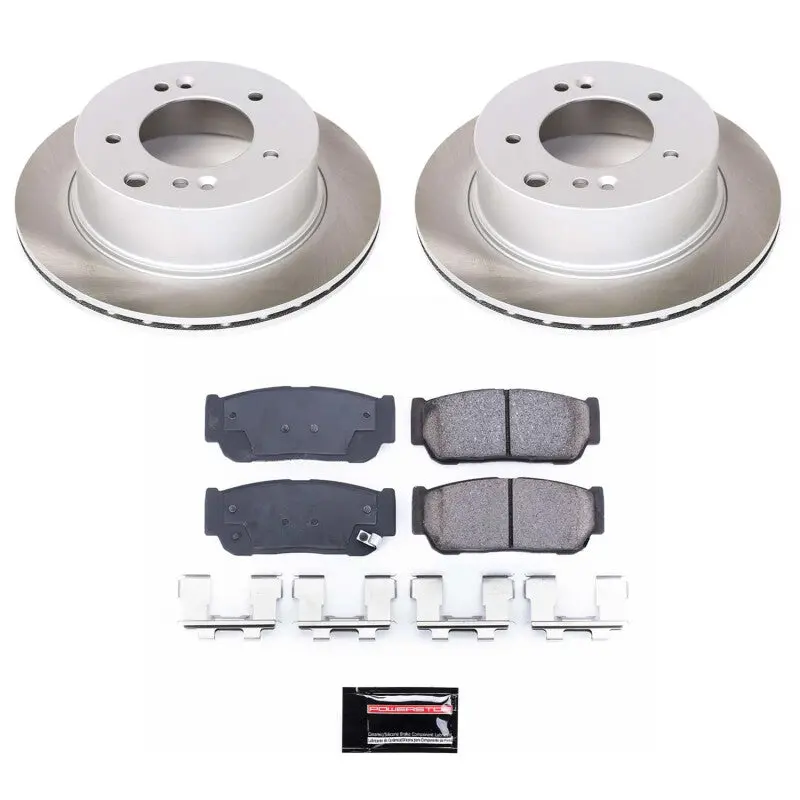 Power Stop 03-06 Kia Sorento Rear Semi-Coated Rotor Kit 1