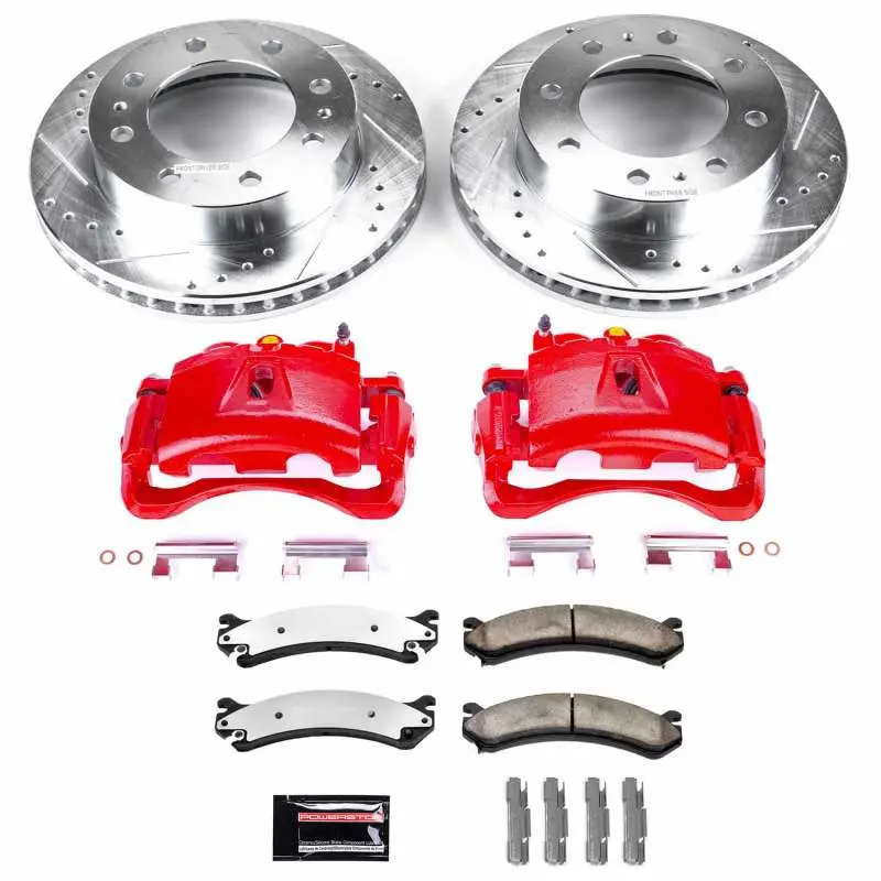 Power Stop 07-10 Gmc Sierra 3500 Hd Rear Z36 Truck&Tow Kit W/Cals 1