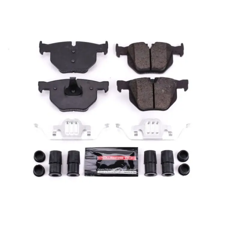 Power Stop 07-18 Bmw X5 Rear Z23 Evolution Sport Brake Pads W/Hardware 1