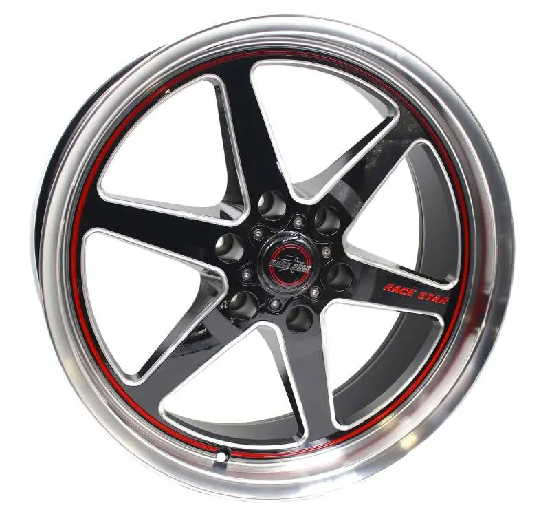 Race Star 93 Truck Star 20X10 6X135bf 6.46Bs Black/Machined Wheel 1