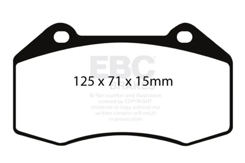 Ebc 07-08 Chevrolet Cobalt 2.0 Supercharged (Ss) Ultimax2 Front Brake Pads 1