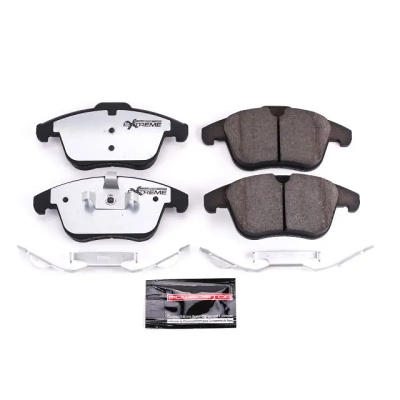 Power Stop 08-12 Land Rover Lr2 Front Z36 Truck & Tow Brake Pads W/Hardware 1