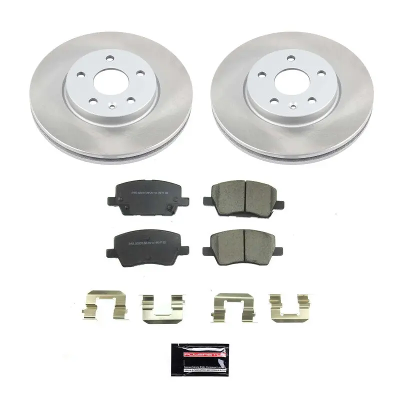 Power Stop 18-20 Chevrolet Sonic Front Semi-Coated Rotor Kit 1