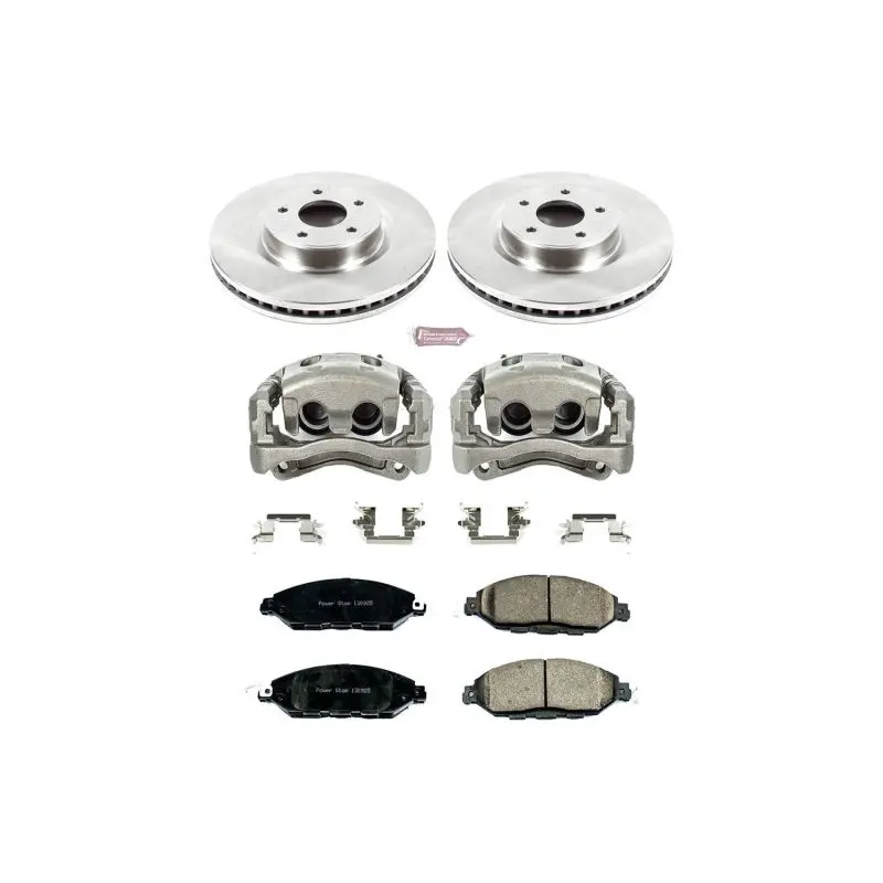 Power Stop 13-19 Nissan Pathfinder Front Autospecialty Kit W/Cals 1