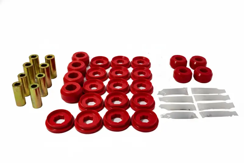 Energy Suspension 10-24 Toyota 4Runner Rear Control Arm Bushing Set - Red 1