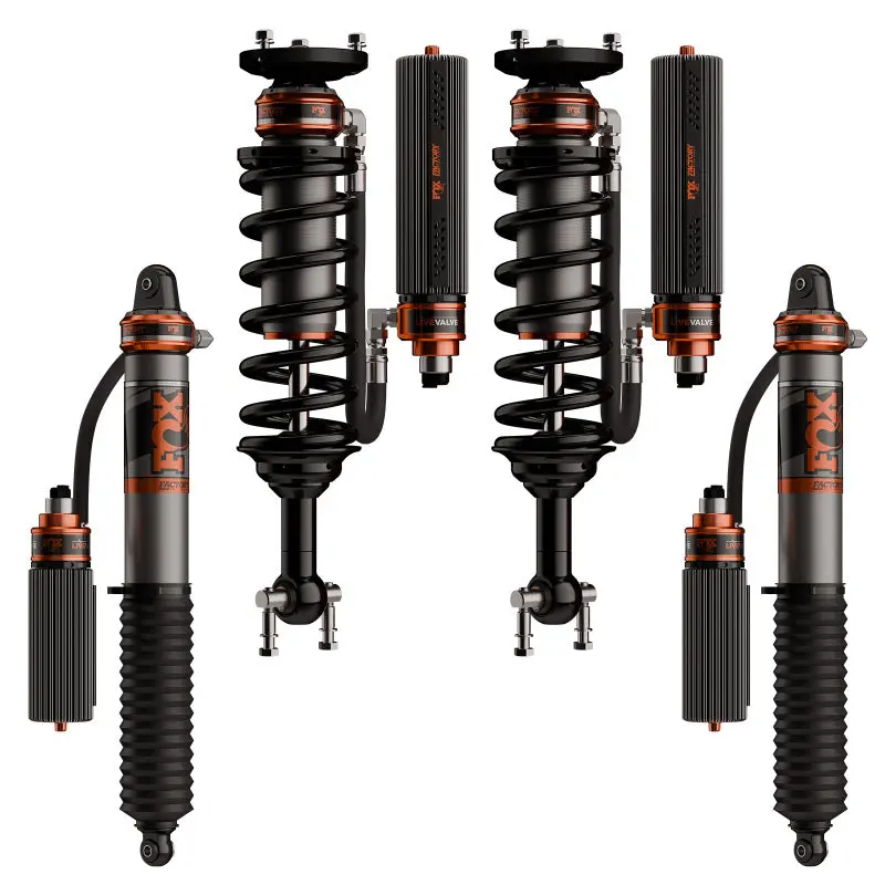 Fox 21-23 Ford F150 Supercrew 3.2 Factory Race Live Valve Front Coilover - 2-2.5In Lift 1