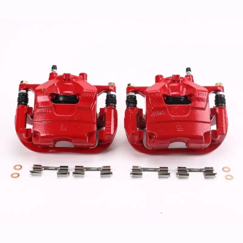 Power Stop 13-17 Buick Encore Front Red Calipers W/Brackets - Pair 1
