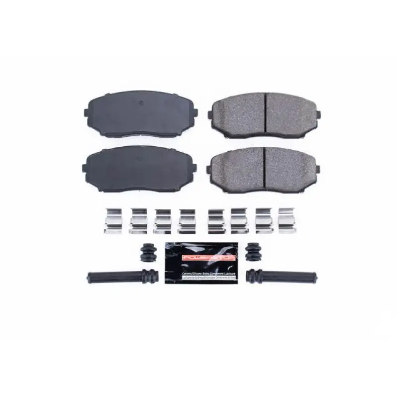 Power Stop 07-15 Ford Edge Front Z23 Evolution Sport Brake Pads W/Hardware 1