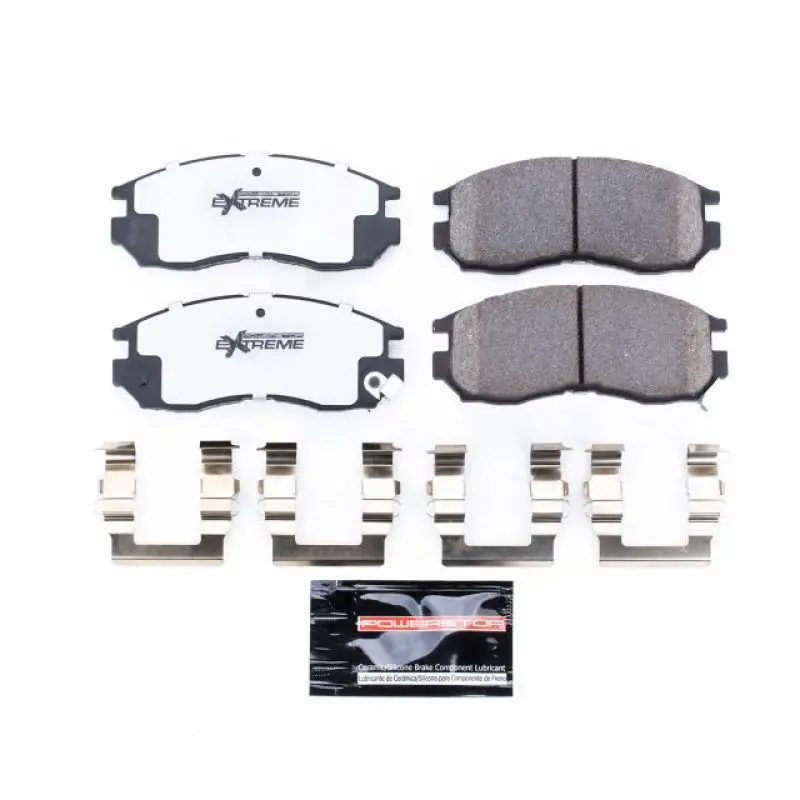 Power Stop 95-05 Chrysler Sebring Front Z26 Extreme Street Brake Pads W/Hardware 1