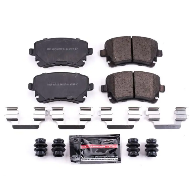Power Stop 05-11 Audi A6 Quattro Rear Z23 Evolution Sport Brake Pads W/Hardware 1