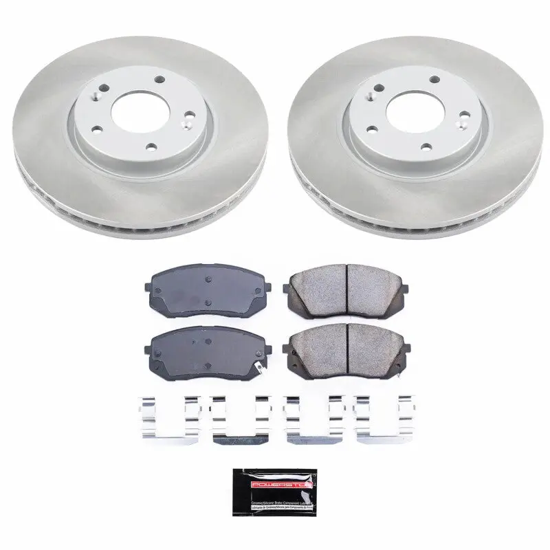 Power Stop 11-16 Kia Sportage Front Semi-Coated Rotor Kit 1