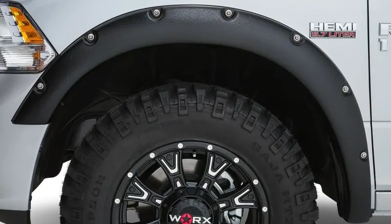 Stampede 2009-2018 Dodge Ram 1500 67.4/76.3/96.3In Ruff Riderz Fender Flares 4Pc Textured 1
