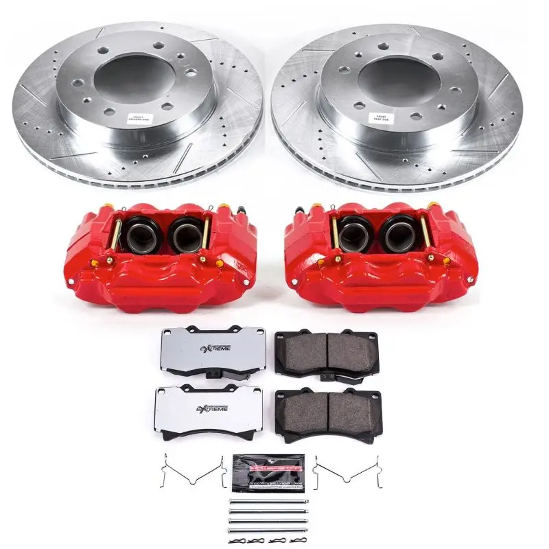 Power Stop 09-10 Hummer H3t Front Z36 Truck & Tow Kit W/Cals 1
