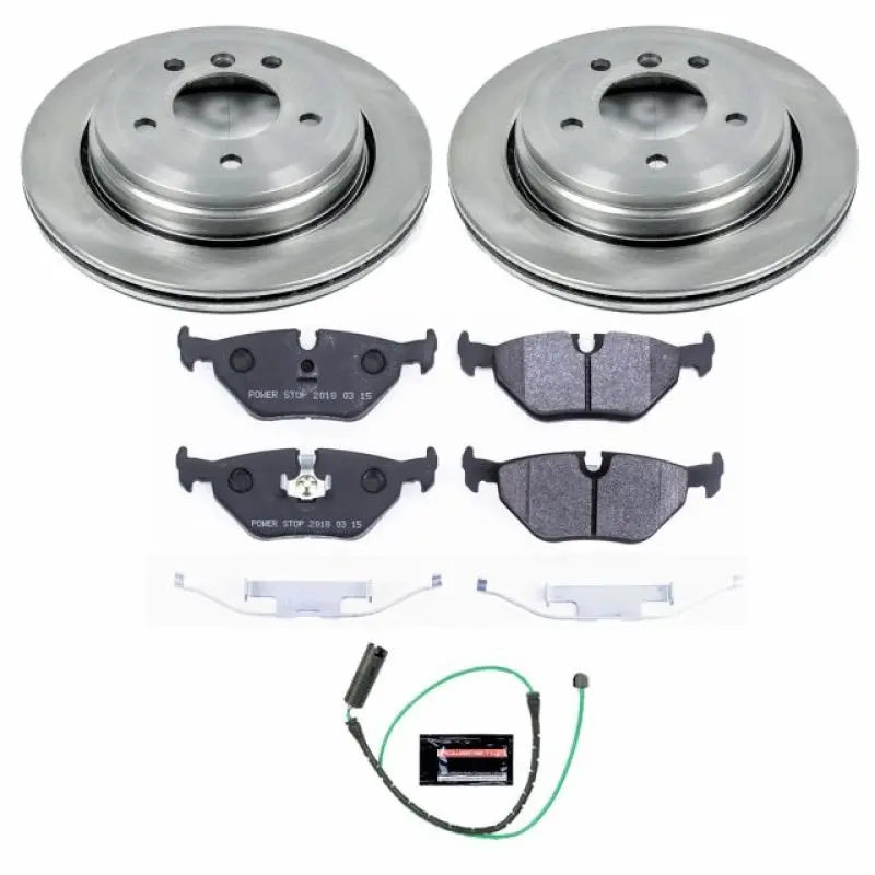 Power Stop 01-05 Bmw 325Xi Rear Track Day Spec Brake Kit 1