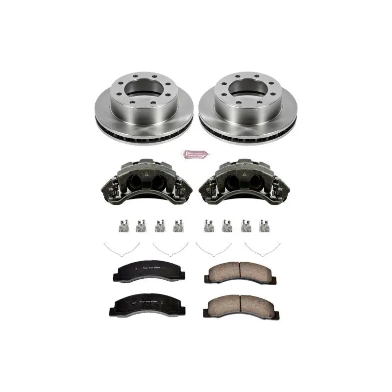 Power Stop 99-04 Ford F-350 Super Duty Front Autospecialty Kit W/Cals 1