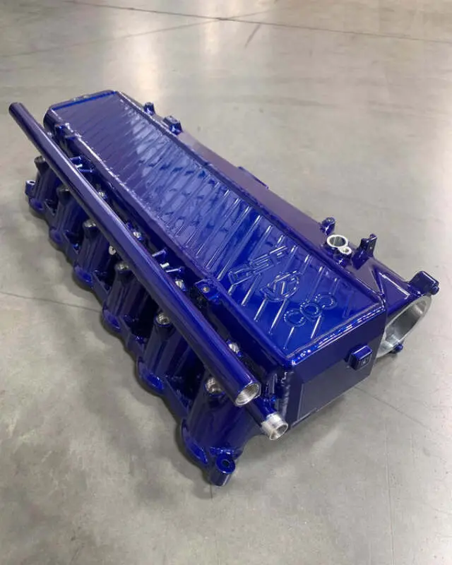 Csf Bmw Gen 1 B58 Charge-Air-Cooler Manifold - Lp Blue 1