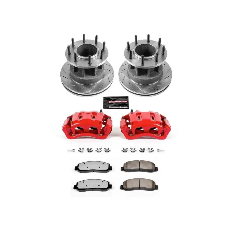 Power Stop 07-11 Ford F-350 Super Duty Front Z36 Truck & Tow Kit W/Cals 1